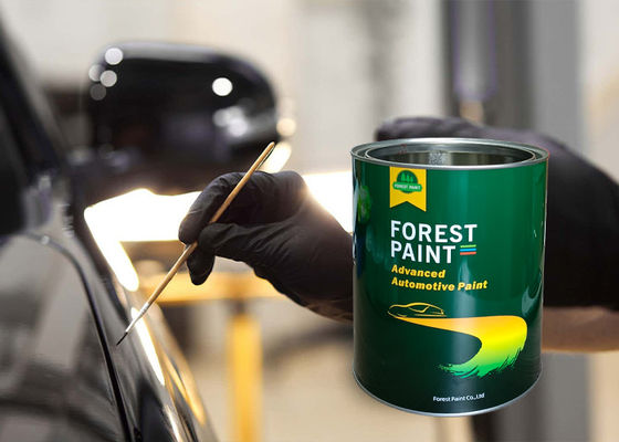 Sunproof Pearlescent White Car Paint Refurbishment , Fluorescent Orange Automotive Paint